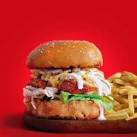 Brioche Brasa con papas fritas