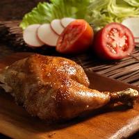 1/4 Pardos Brasa solo con Ensalada