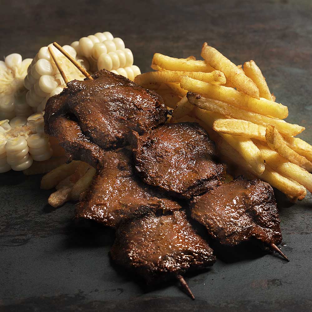Anticuchos y Mollejitas