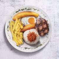 Bife a la parrilla A lo Bravo