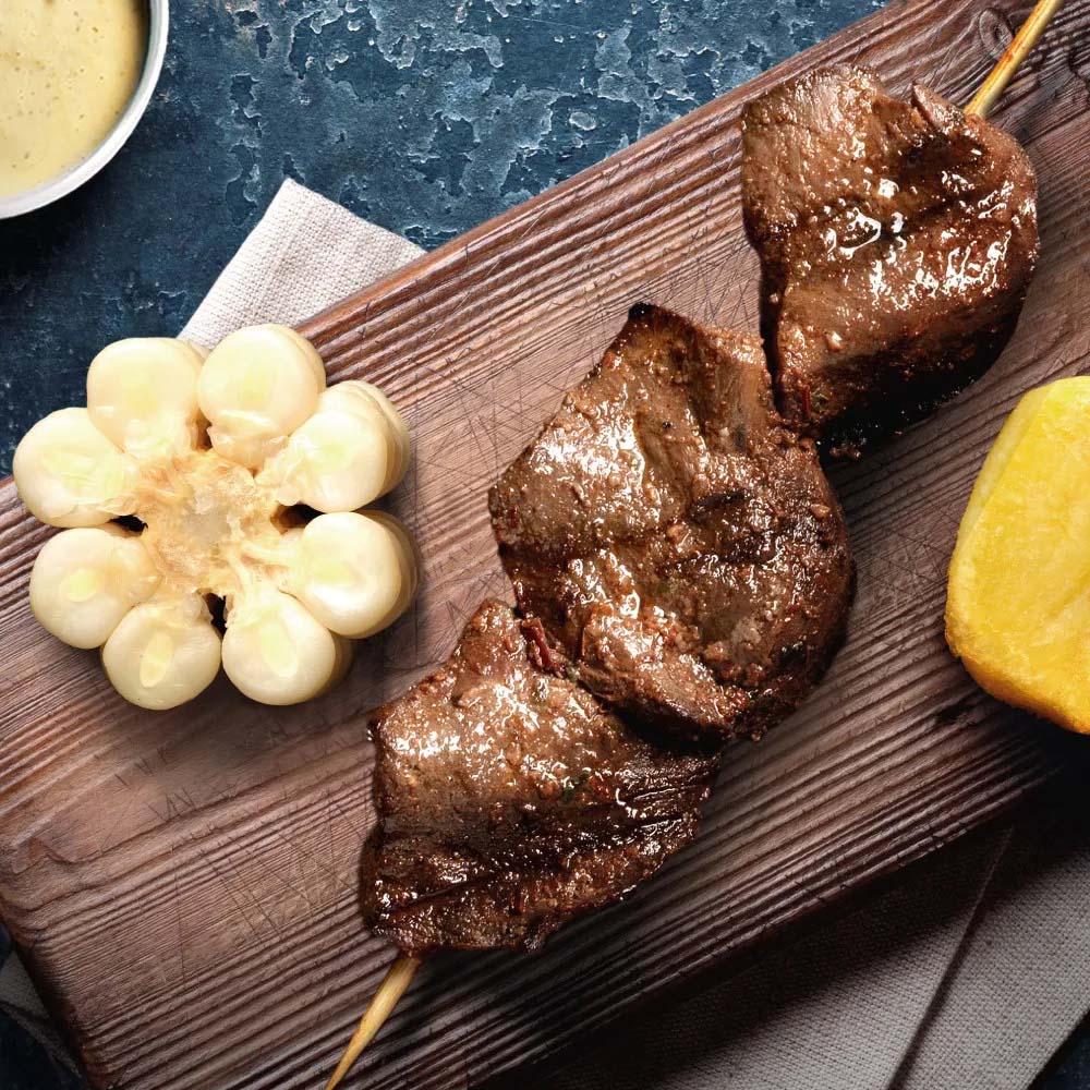 Anticucho de Corazón (Porción)