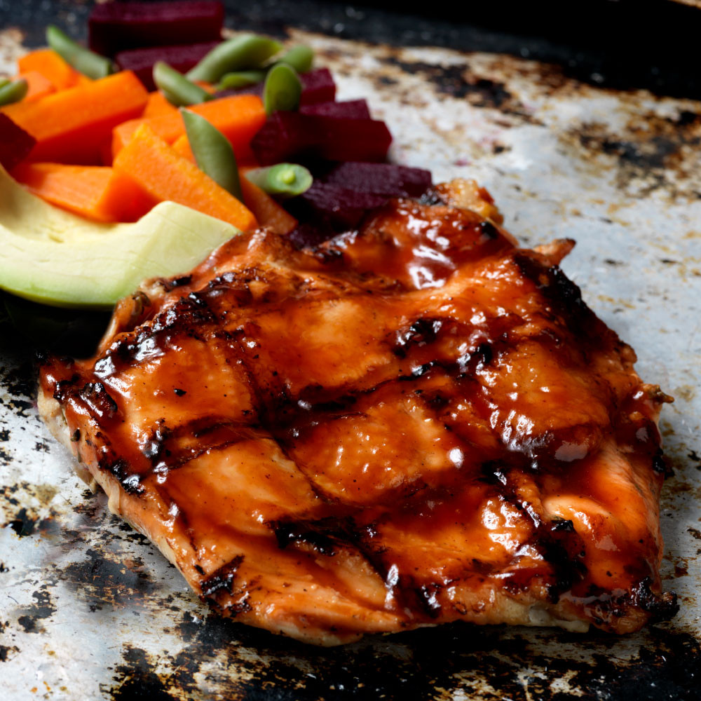 1/2 Pardos Parrillero BBQ solo con Ensalada