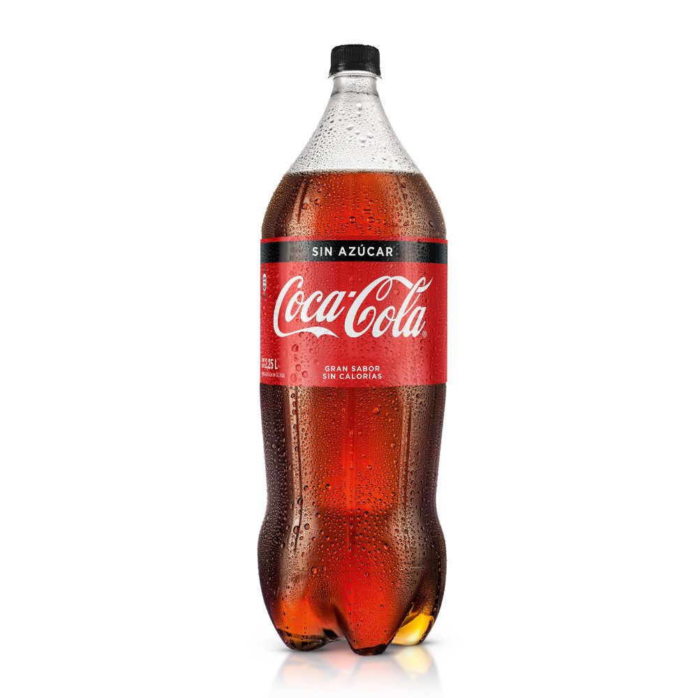Coca Cola sin azúcar 2.25 lts