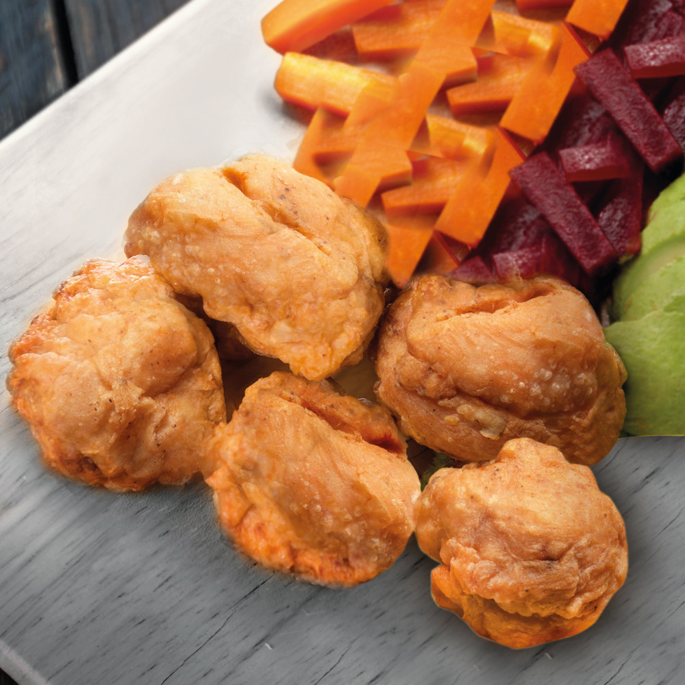 Chicharrón de Pollo solo con ensalada (Fondo)